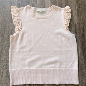LOFT Pink Sweater Top - M